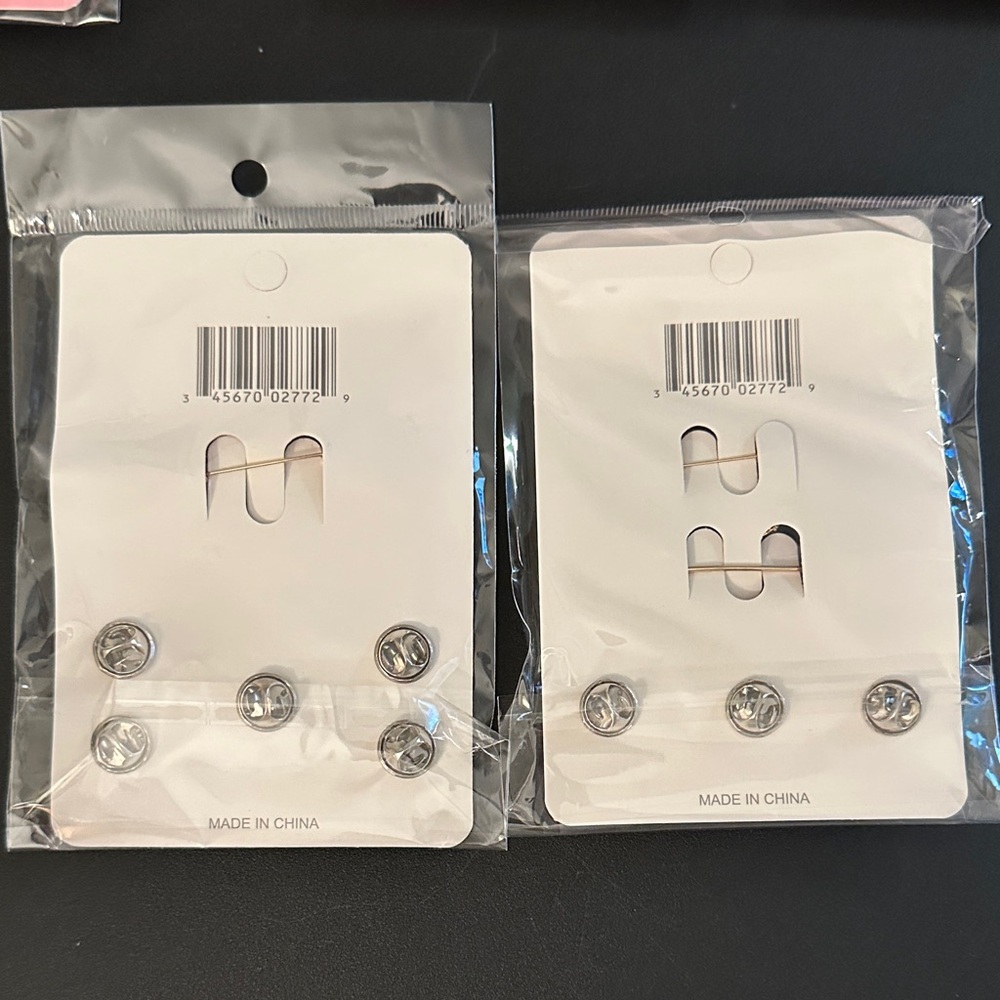 LP Crystal Pin Jewelry Set - Set of 2 - Picture 2 of 4